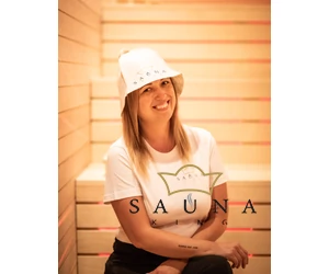 Sauna-Textillogo mit hitzebeständiger Transferfolie (ohne Produkt)