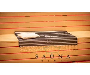 Sauna-Textillogo mit hitzebeständiger Transferfolie (ohne Produkt)