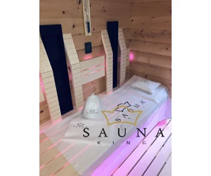 Sauna-Textillogo mit hitzebeständiger Transferfolie (ohne Produkt)