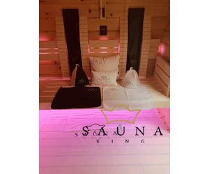 Sauna-Textillogo mit hitzebeständiger Transferfolie (ohne Produkt)