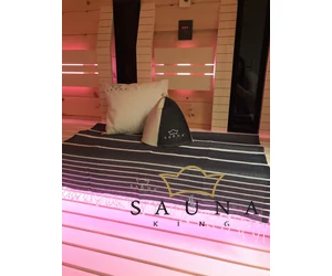 Sauna-Textillogo mit hitzebeständiger Transferfolie (ohne Produkt)