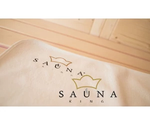 Sauna-Textillogo mit hitzebeständiger Transferfolie (ohne Produkt)