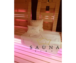 Sauna-Textillogo mit hitzebeständiger Transferfolie (ohne Produkt)