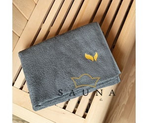 NEU! Sauna-Wedeltuch "Magic Towel" von Robert Heinevetter, grau, 90x70cm