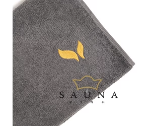 NEU! Sauna-Wedeltuch "Magic Towel" von Robert Heinevetter, grau, 90x70cm