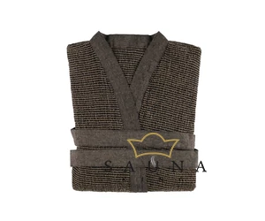 RENTO "Kenno" Bademantel, Braun, L/XL