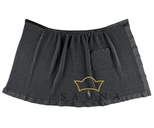 RENTO "Kenno" Herren Sauna-Kilt, Grau, 145 x 70 cm