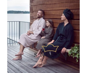 RENTO "Kenno" Bademantel, Braun, L/XL