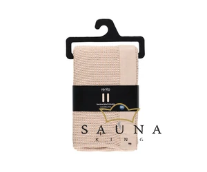 RENTO "Kenno" Sauna Liegetuch, Beige, 60 x 160 cm