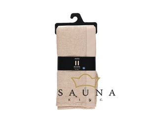 RENTO "Kenno" Sauna Handtuch, Beige, 180 × 90 cm