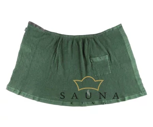 RENTO "Kenno" Herren Sauna-Kilt, Grün, 145 x 70 cm