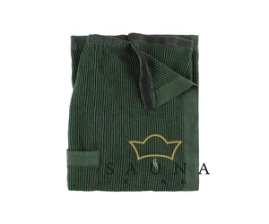 RENTO "Kenno" Damen Sauna-Kilt, Grün, 145 x 85 cm