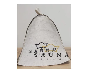 Sauna-Textillogo mit Maschinenstickerei (ohne Produkt)