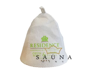 Sauna-Textillogo mit hitzebeständiger Transferfolie (ohne Produkt)
