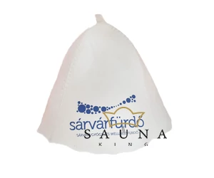 Sauna-Textillogo mit hitzebeständiger Transferfolie (ohne Produkt)