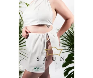 YEYE Sauna Kleidung BEMBEA PLUS SIZE, Weiß