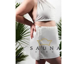 YEYE Sauna Kleidung BEMBEA PLUS SIZE, Weiß