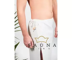 YEYE Sauna Kleidung für HERREN, Weiß
