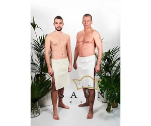 YEYE Sauna Kleidung für HERREN, Ecru