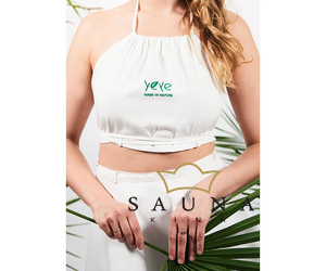 YEYE Sauna Kleidung PRO für Saunanutzer und SAUNAMEISTER, weiß