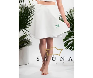 YEYE Sauna Kleidung PRO für Saunanutzer und SAUNAMEISTER, weiß