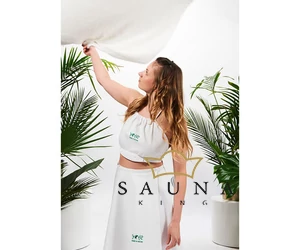 YEYE Sauna Kleidung PRO für Saunanutzer und SAUNAMEISTER, weiß