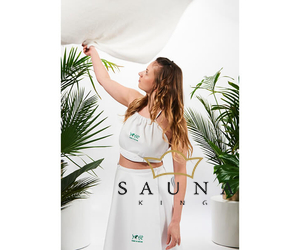 YEYE Sauna Kleidung PRO für Saunanutzer und SAUNAMEISTER, weiß
