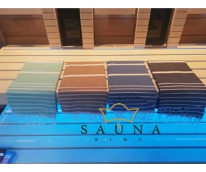 Hamam- oder Saunatuch Havlu, blau
