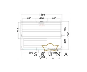 SENTIOTEC Kombisauna (Finn+Infra) Alaska Mini Infra+, Massivholzsauna aus Finnland