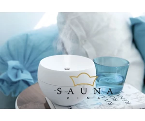 Jasmine Ultraschall-Luxus-Aroma-Diffusor, Weiß