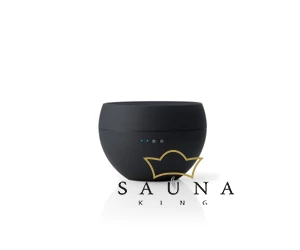 Jasmine Ultraschall-Luxus-Aroma-Diffusor, Schwarz