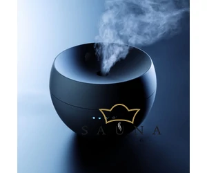 Jasmine Ultraschall-Luxus-Aroma-Diffusor, Schwarz