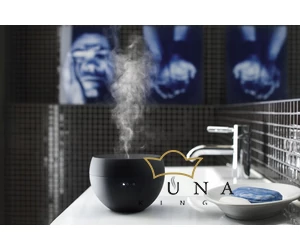 Jasmine Ultraschall-Luxus-Aroma-Diffusor, Schwarz