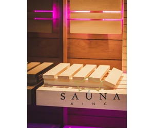 Verstellbare Sauna Kopfstütze aus natur Holz