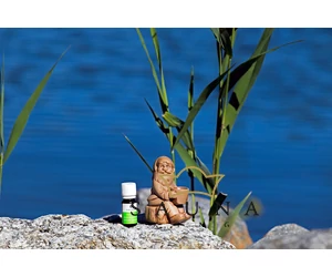 EMENDO Sauna Duft-Verdampfer ERDMÄNNCHEN mit Eukalyptus Aroma (10ml)