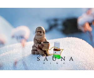 EMENDO Sauna Duft-Verdampfer ERDMÄNNCHEN mit Eukalyptus Aroma (10ml)