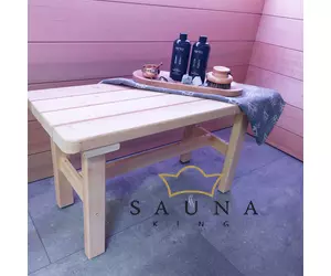 Sauna Sitzbank aus Erlenholz