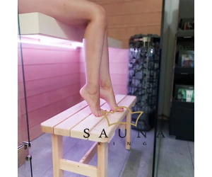 Sauna Sitzbank aus Erlenholz