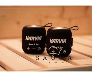 HARVIA Bluetooth-Lautsprecher schwarz 5 W, 1800 mAh, IPX6 wasserdicht und hitzebeständig bis max. 65℃