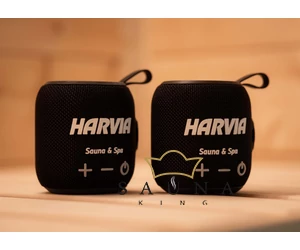 HARVIA Bluetooth-Lautsprecher schwarz 5 W, 1800 mAh, IPX6 wasserdicht und hitzebeständig bis max. 65℃
