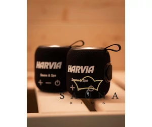 HARVIA Bluetooth-Lautsprecher schwarz 5 W, 1800 mAh, IPX6 wasserdicht und hitzebeständig bis max. 65℃