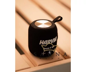 HARVIA Bluetooth-Lautsprecher schwarz 5 W, 1800 mAh, IPX6 wasserdicht und hitzebeständig bis max. 65℃