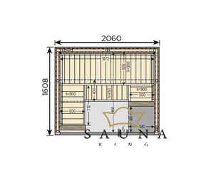 HARVIA VARIANT VIEW Finnsauna Medium, Premium-Qualität - mit Garantie!
