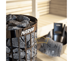 HARVIA Cilindro Saunaofen SCHWARZ mit integrierter Steuerung 7 kw