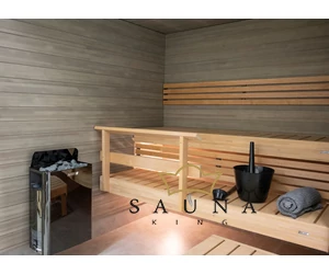HARVIA Wall Saunaofen mit integrierter Steuerung SCHWARZ 4,5 kw