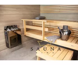 HARVIA Wall Saunaofen ohne Steuerung 9 kw, Edelstahl