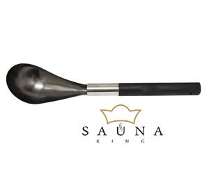 HARVIA Luxus Sauna Zubehör Set in der modernen Farbe Schwarz, mit Saunabeleuchtung