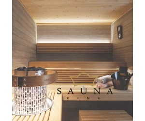 HARVIA Luxus Sauna Zubehör Set in der modernen Farbe Schwarz