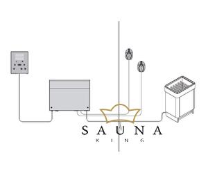 HARVIA Saunasteuerung XENIO CX110C (Finn+Dampf) bis 11 kw