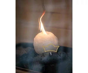 Sauna-Eisballmaschine, Petrolblau